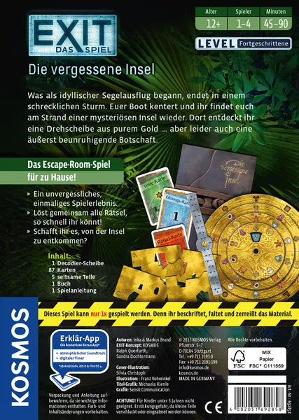 Exit the Game - The Forgotten Island