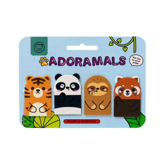 Adoramals Wild Shaped Magnetic Bookmark Set