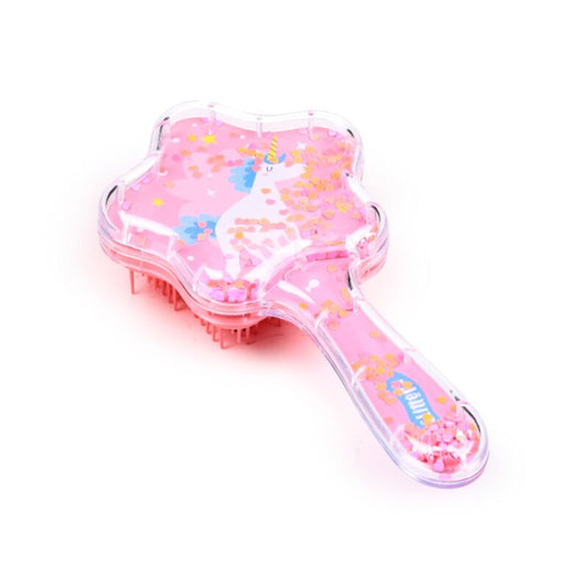 Unicorn Magic Star Shaped Glitter Hair Brush