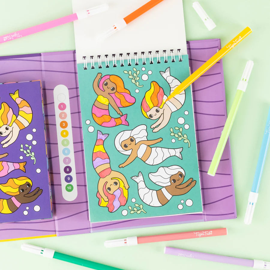 Colour by Numbers - MERMAIDS AND FRIENDS