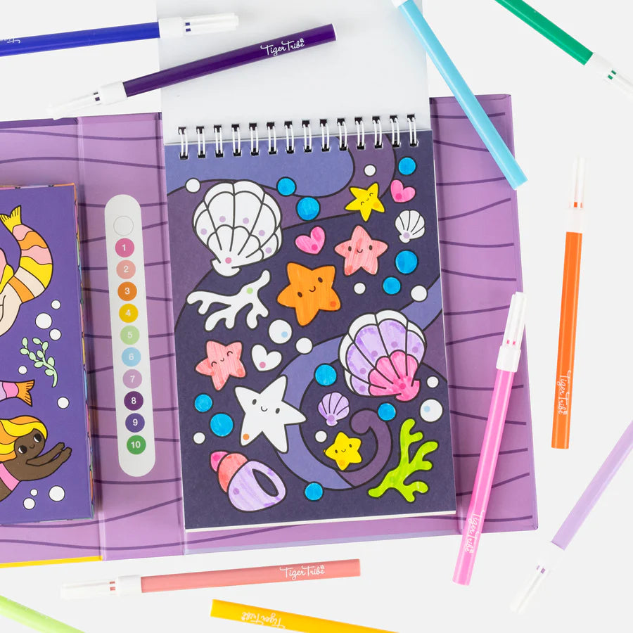 Colour by Numbers - MERMAIDS AND FRIENDS