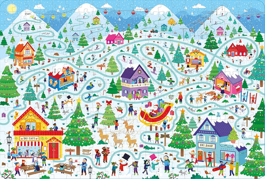 Usborne Book and Jigsaw: Christmas Maze