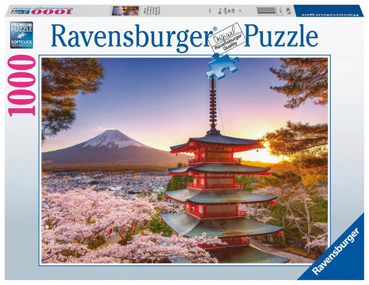 Ravensburger - Mount Fuji Cherry Blossom View 1000 pieces