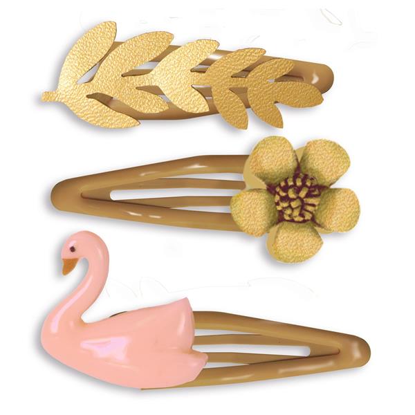 Plume / Carmen Hair Clips x3