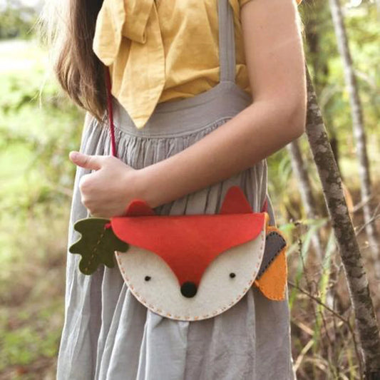 Woodlands Fox My Felt Bag Set Suitcase