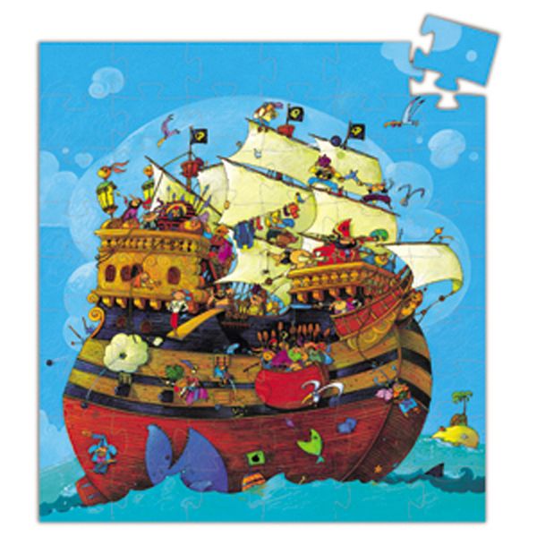 Djeco Silhouette Puzzle / Barbarossa's Boat / 54 pcs