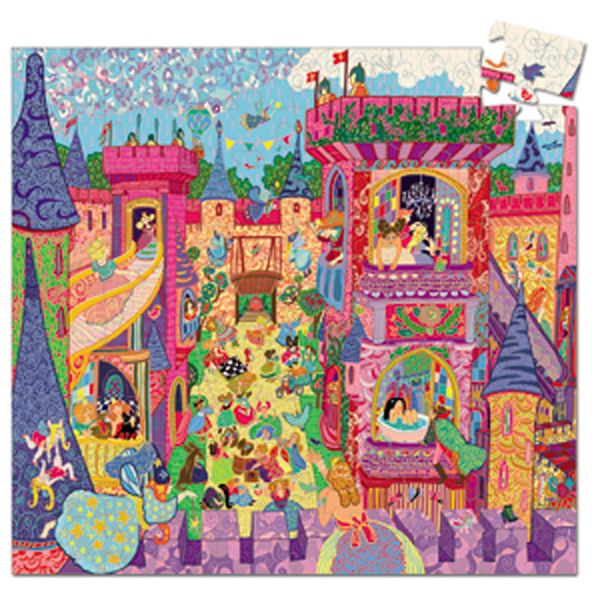 Djeco Silhouette Puzzle / Fairy castle / 54 pcs