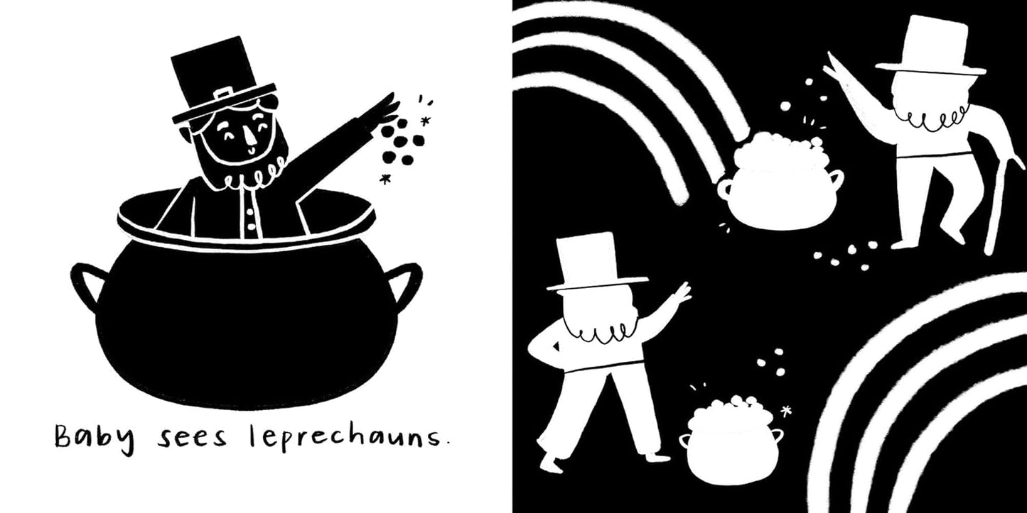 Baby Sees Fairy Tale Creatures: A High-Contrast Board Book for Babies