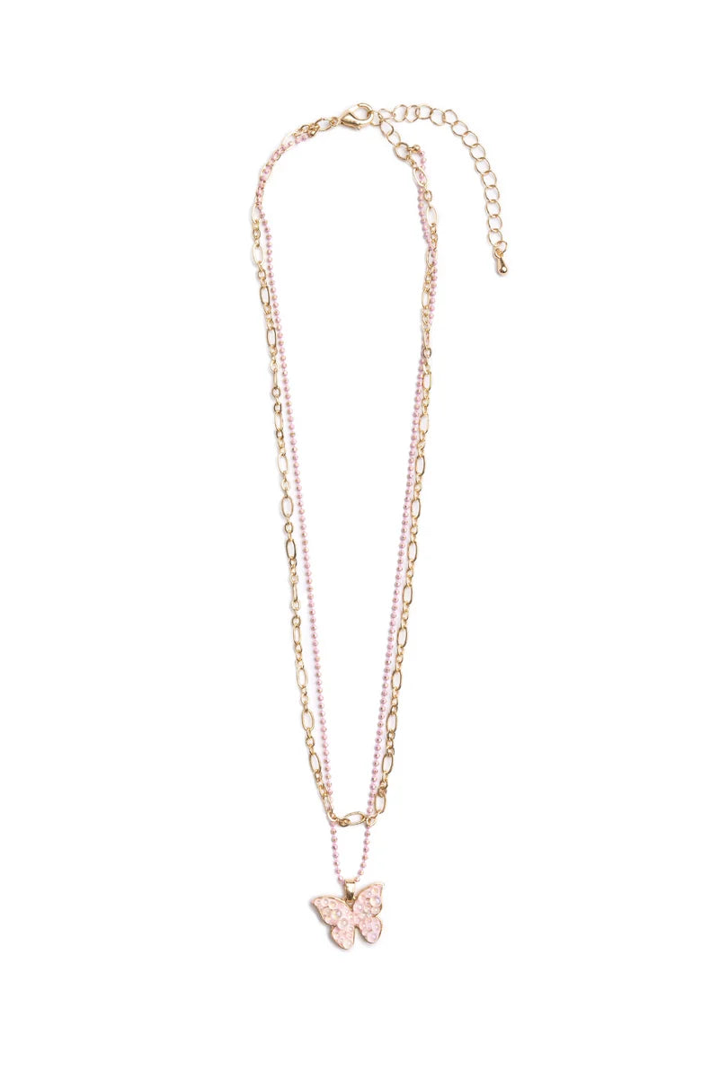 Great Pretenders Boutique Chic Bubbly Butterfly Necklace