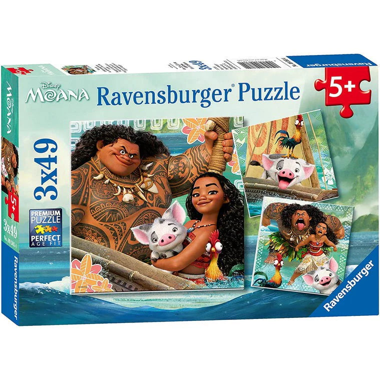 Puzzles Disney - Moana end of the world (3 x 49 pcs)