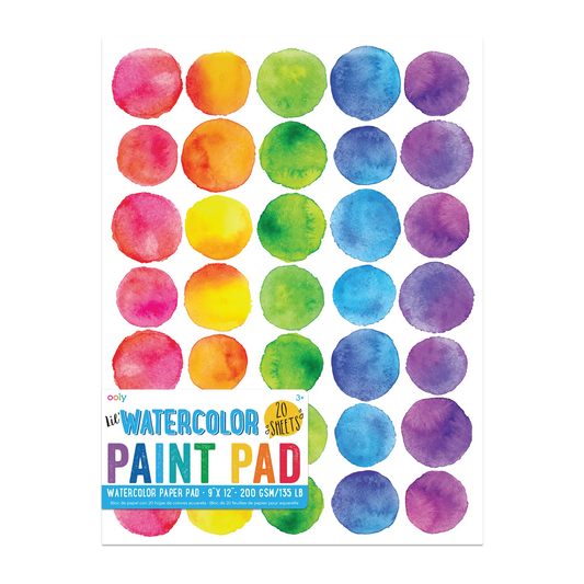 Lil' Watercolor Paint Pad - 20 Sheets