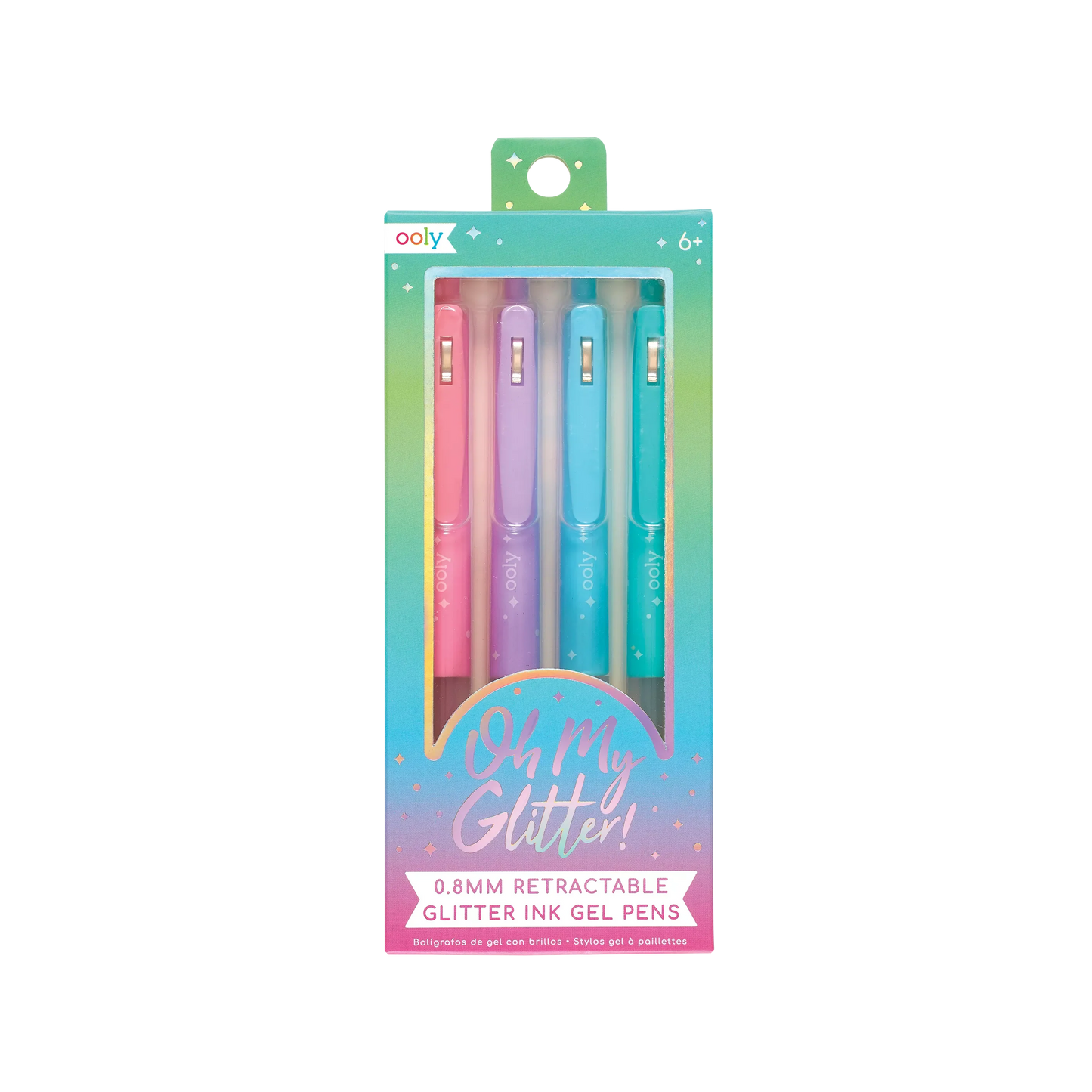 Oh My Glitter! Retractable Gel Pens - Set of 4