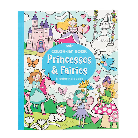 Princesses and Fairies Coloring Book