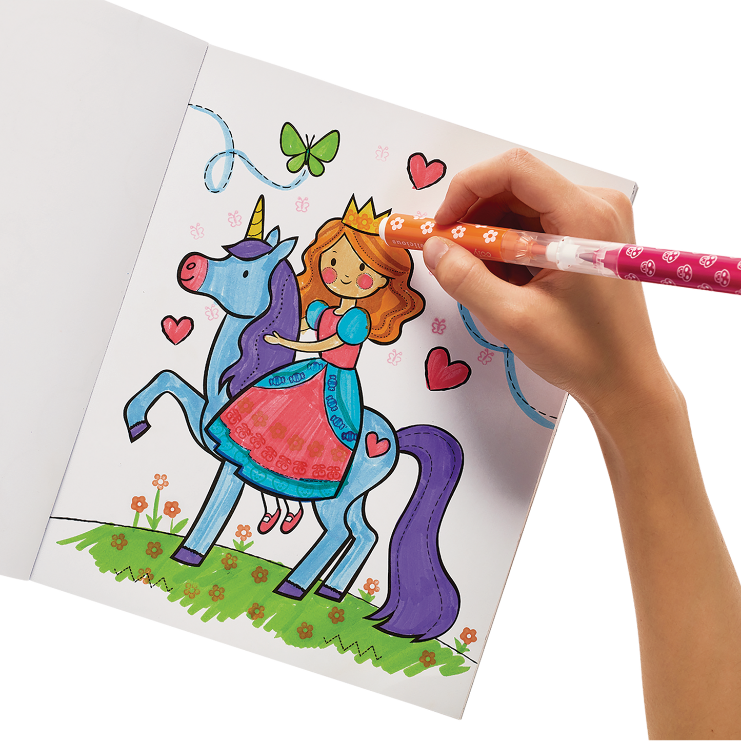 Stampables Double-Ended Stamp & Brush Markers - Set of 18