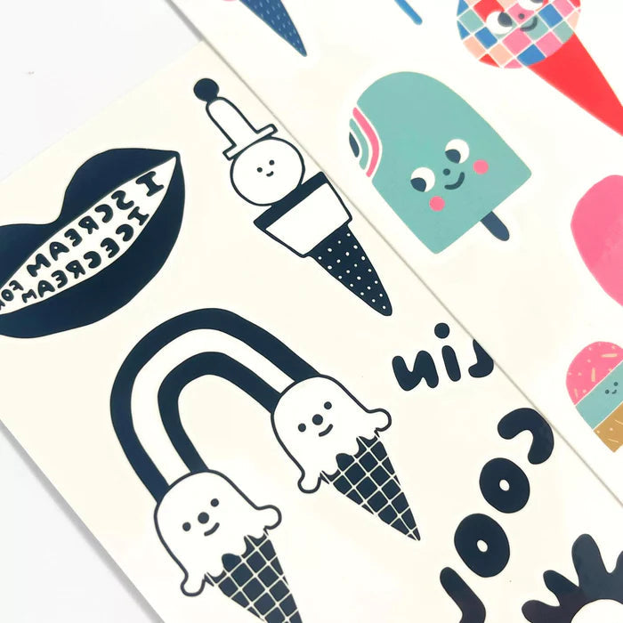 Ooly Mini Tattoo Palooza Tattoos Ice Cream Party