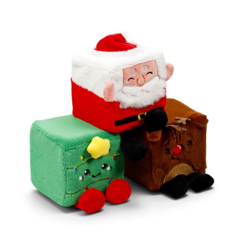 Squish Blox Jingle Bunch Memory Foam Large Plush Squeezy Toy