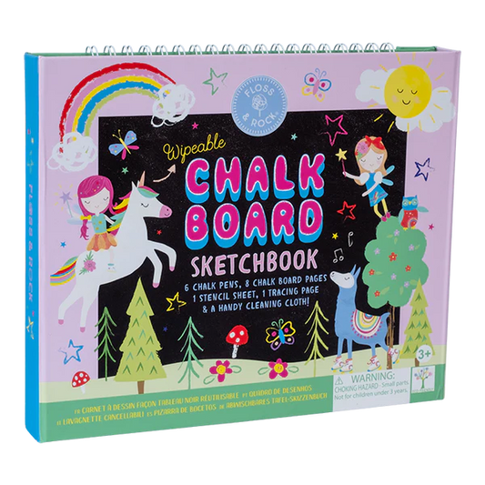 Chalk Board Sketchbook - Rainbow Fairy