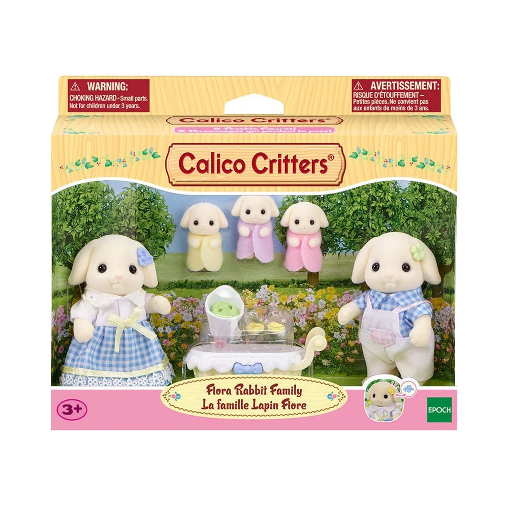 Calico Critters - Flora Rabbit Family