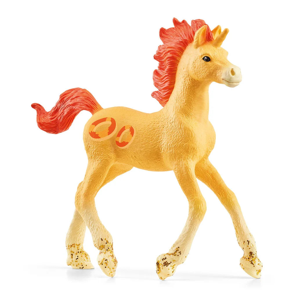 Schleich Collectible Unicorn-Peach Rings