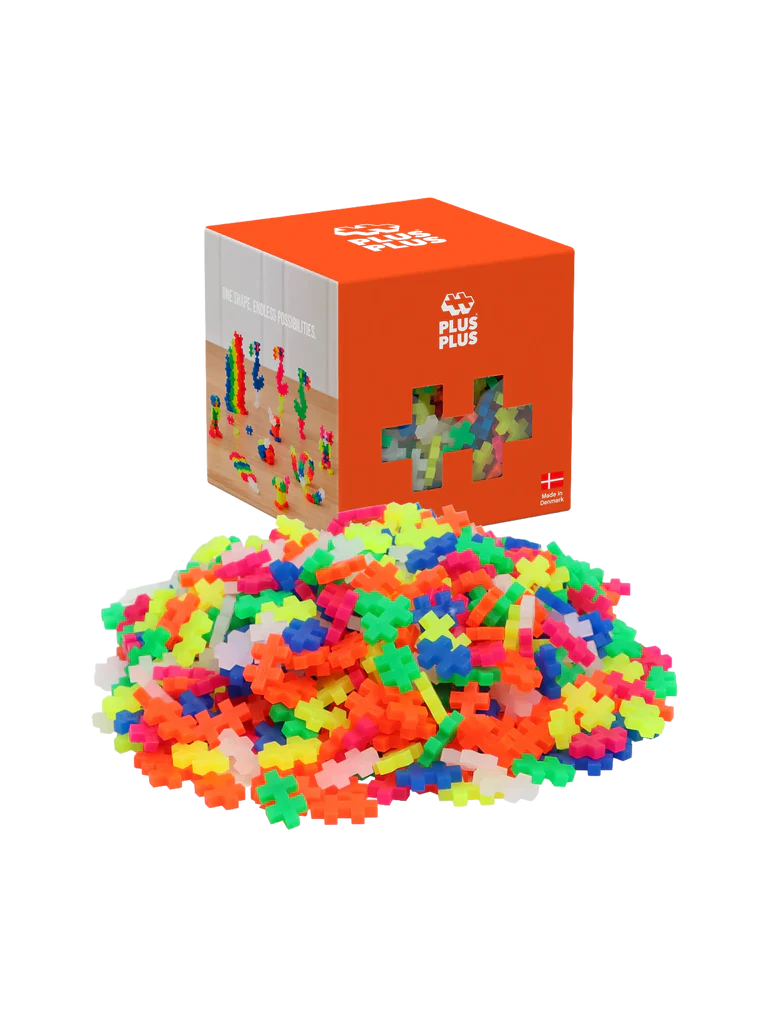 Plus Plus - Neon Color Mix - 600 pcs