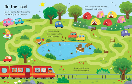 Wipe-Clean Travel Activities