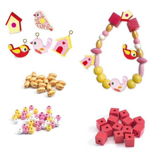 Wooden Beads / Birds