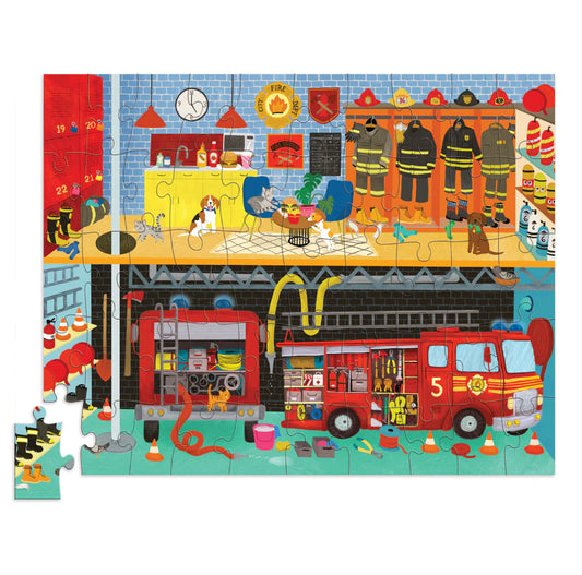 Flat House Puzzle 50 pc - Fire House