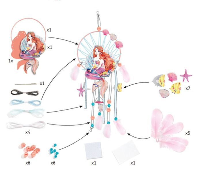 DIY / Dreamcatchers / Gentle mermaid