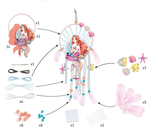 DIY / Dreamcatchers / Gentle mermaid