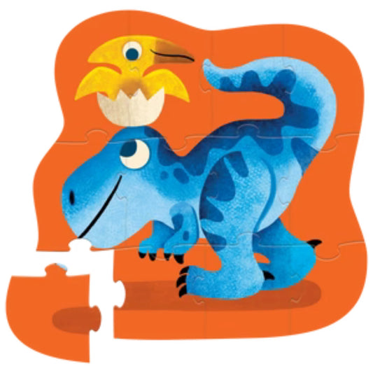 12-Piece Mini Puzzle - Dino Friends
