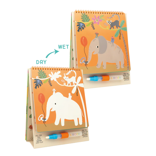 Magic Colour Changing Watercard Easel and Pen - Jungle