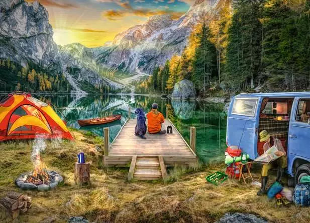 Calm Campsite - 1000 Pieces