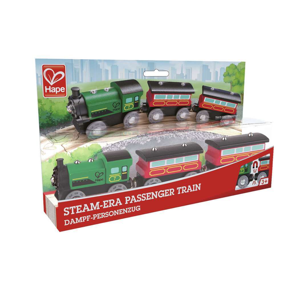 Hape Steam-Era Passenger Train Set