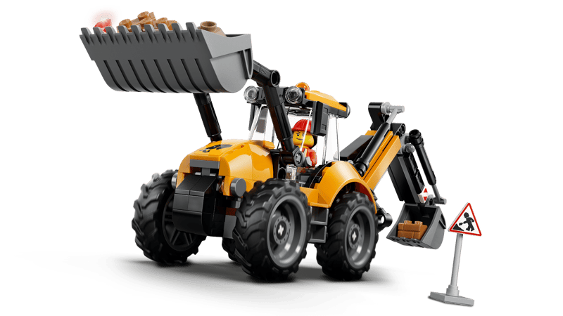 Lego - Yellow Backhoe Loader