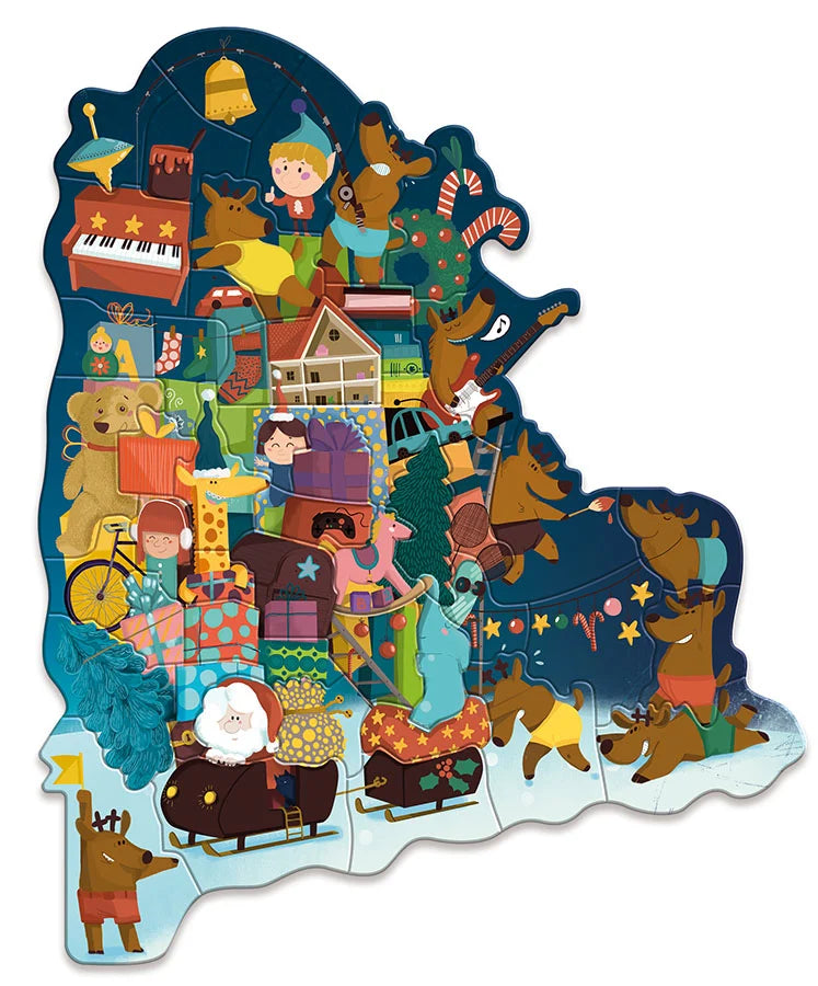 Advent Calendar 48 pcs Magnetic Puzzle