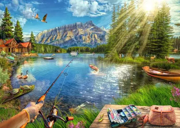 Ravensburger Life at the Lake - 1000 pcs
