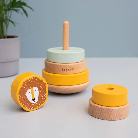 Trixie Wooden stacking toy - Mr. Lion