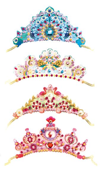 DIY / Mosaic Tiaras / Like a princess