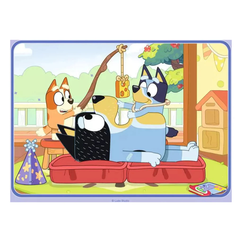 Bluey Let's Do This! 4 In A Box Jigsaw Puzzle