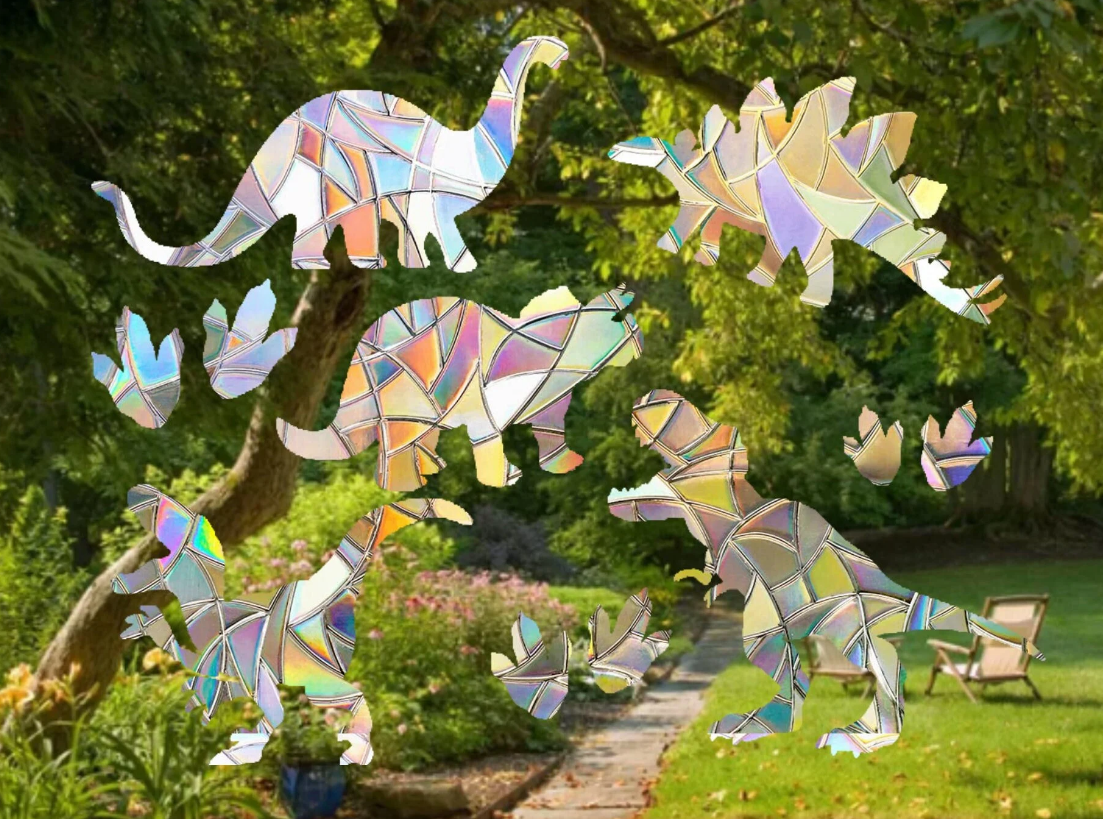 Dinosaur Shape Suncatcher Pack
