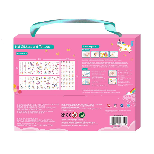 Avenir Nail Stickers and Tattoos - Unicorns
