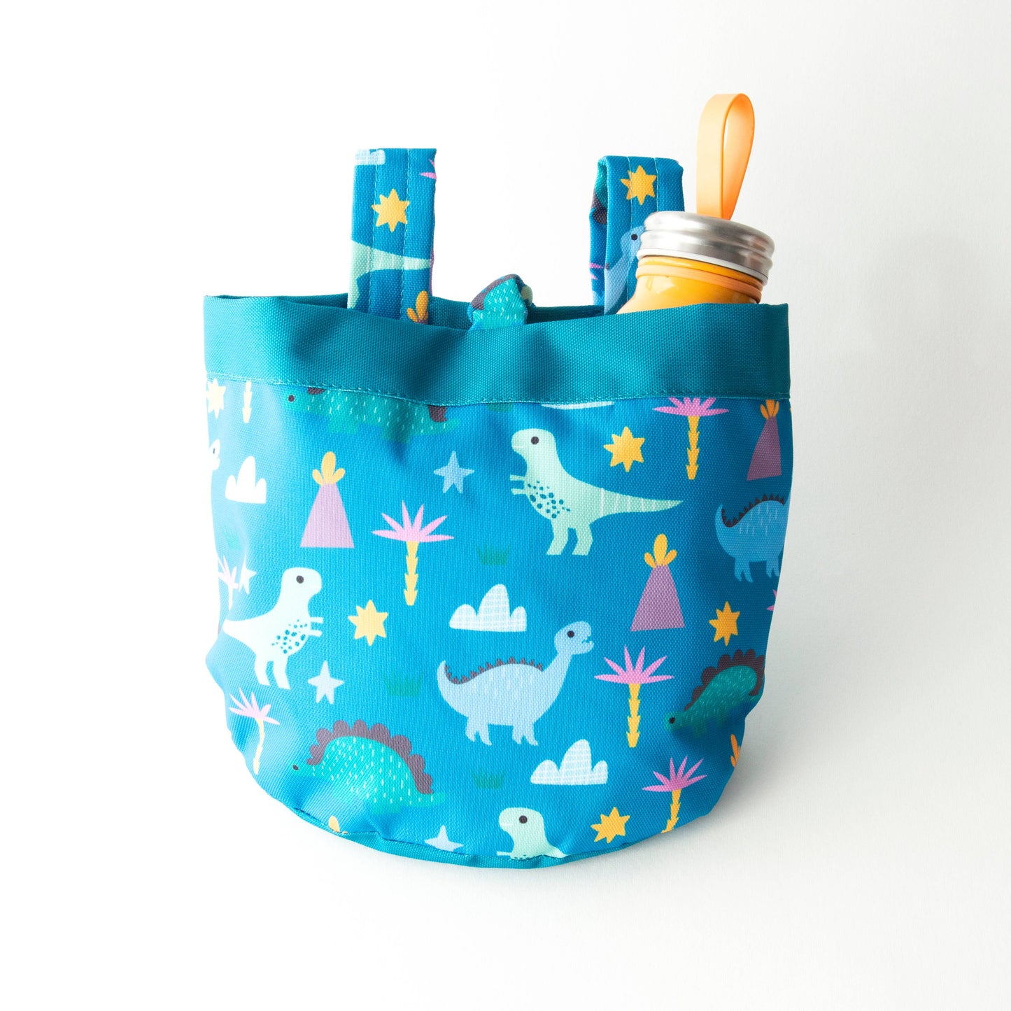 Dinosaur Bike & Scooter Front Canvas Basket