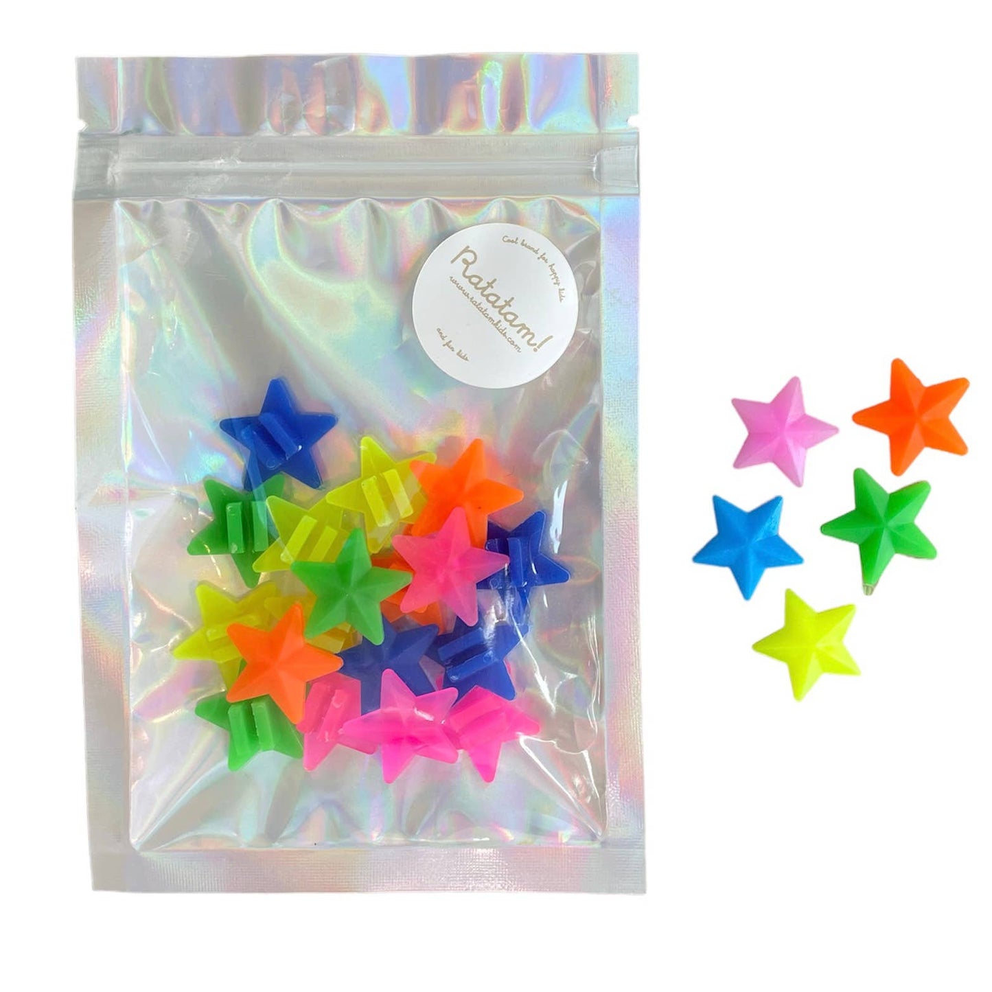 Bicycle clip accessories with multico stars