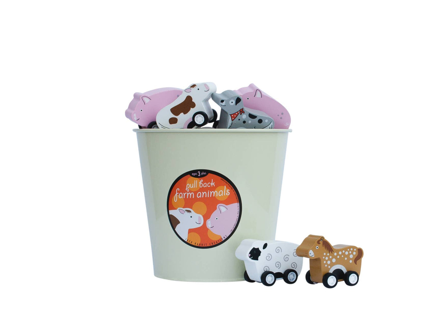 Pull Back Barnyard Animals Refill - Set of 20