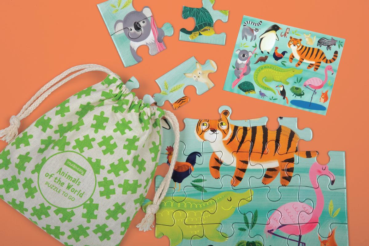 Animals Of The World Puzzle to Go