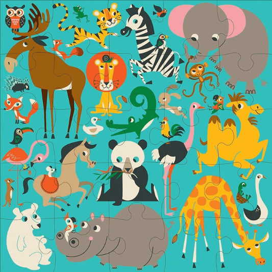 Animals of the World Jumbo 25 Piece Puzzle