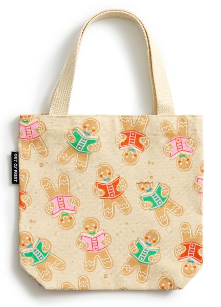 Gingerbread Book Club Mini Tote Bag