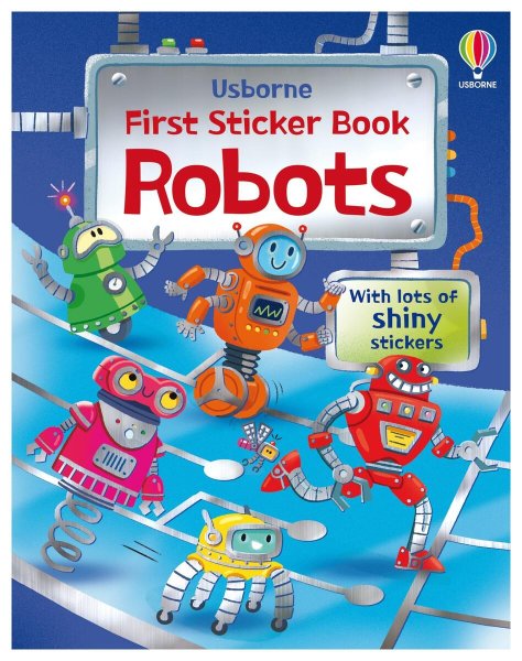 First Sticker Books Robots