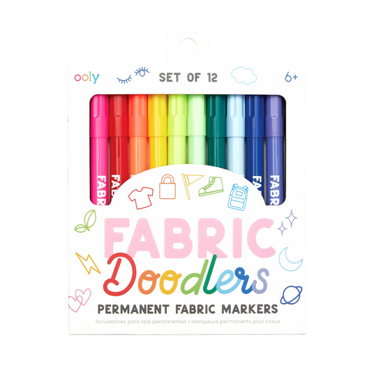 Fabric Doodlers Markers - Set of 12