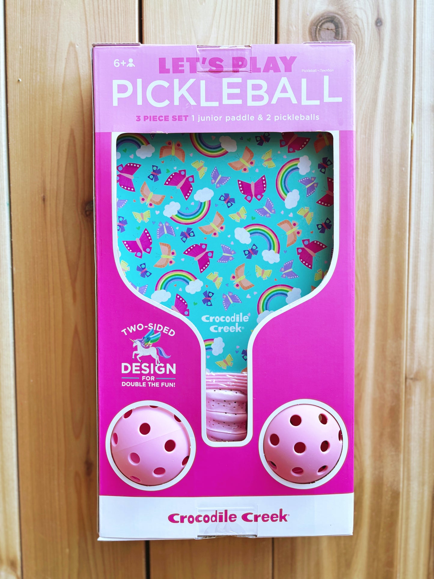 Let's Play Pickleball - Unicorn & Butterflies